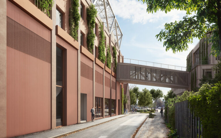 Brücke zu den Turnsälen